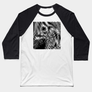 Distorted Black 01 Baseball T-Shirt